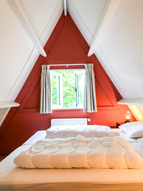 Boshuisje huren - slaapkamer ouders overzicht